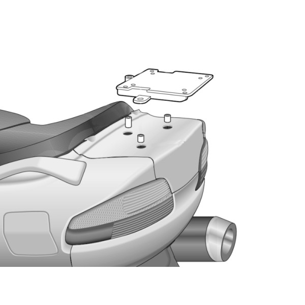 Shad Top Box Fitting Kit